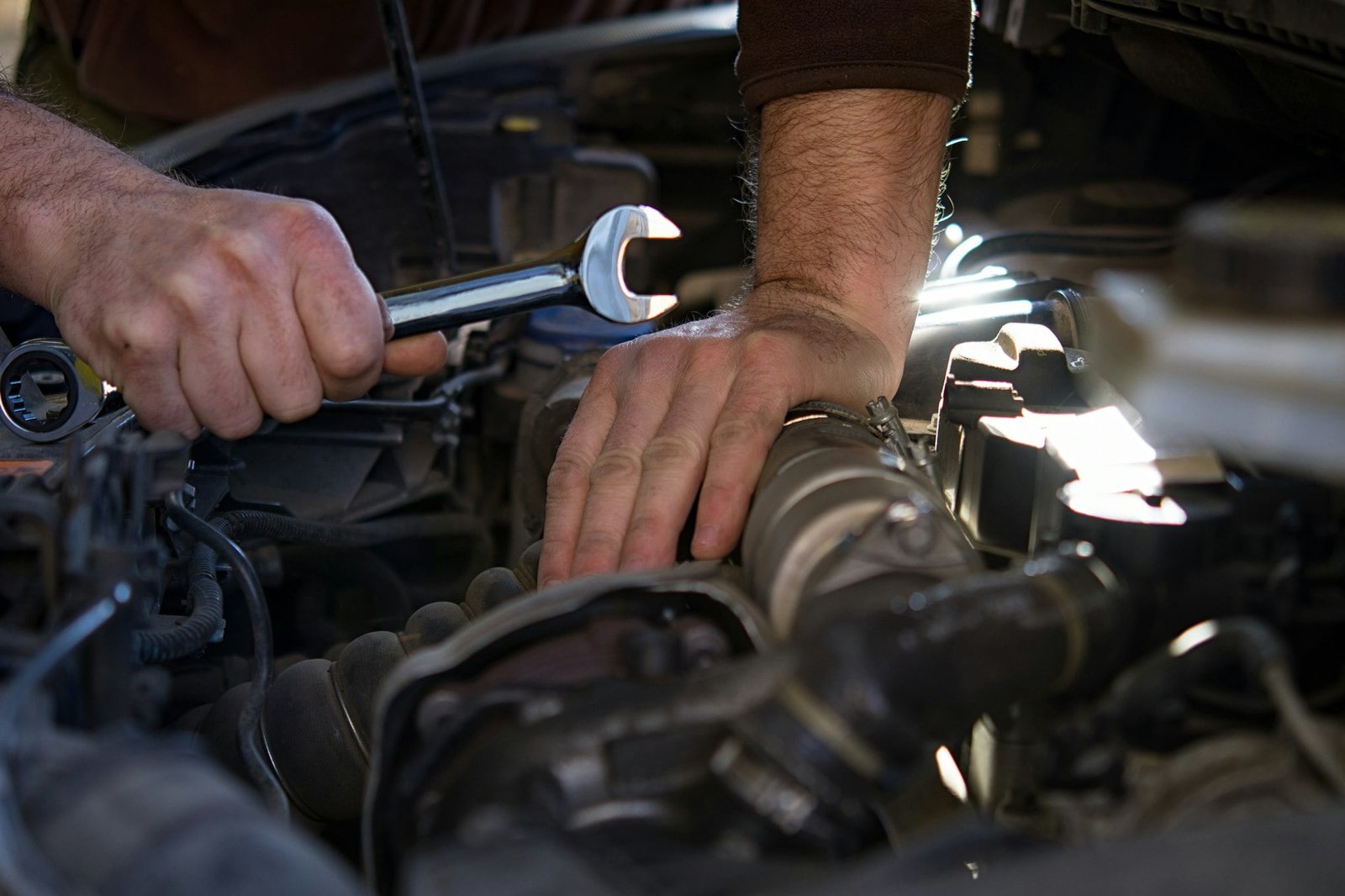 auto mechanic working